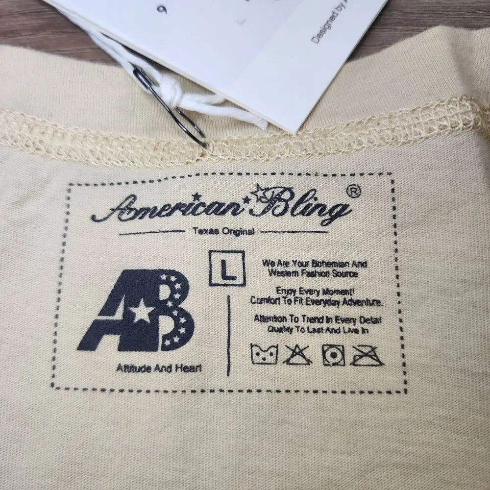 American Bling‎ Faith T-shirt Size L - Picture 5 of 6